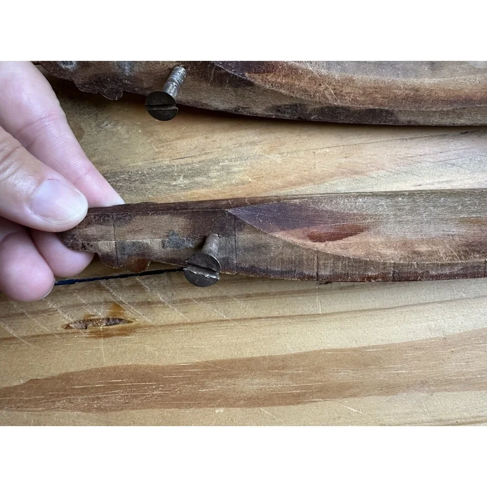 Vintage Drawer Pulls Antique Wooden Cabinet Handles Set Of 5 Wood‎ Unique